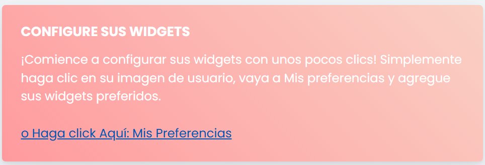 Ingresá a Preferencias