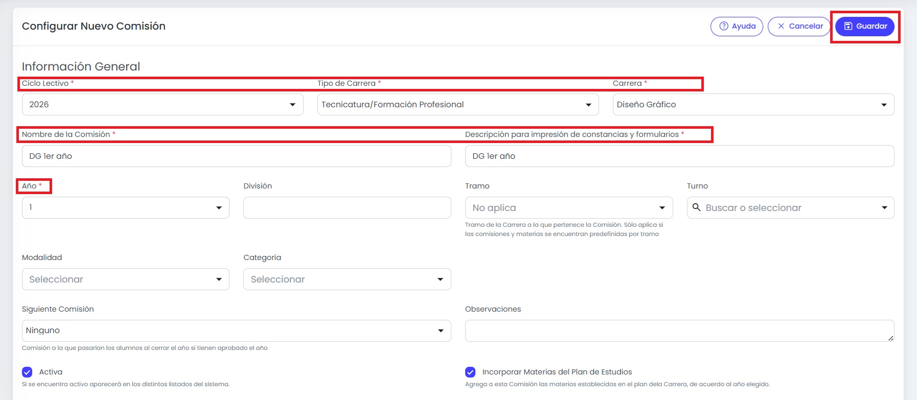 ¿Cómo gestionar comisiones en Quinttos? — Crear una nueva comisión