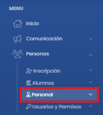 ¿Cómo gestionar personal en Quinttos? — Acceder a la sección de personal