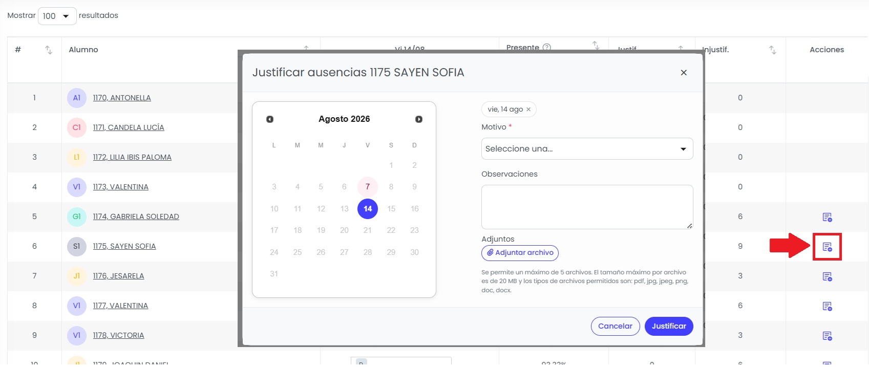 ¿Cómo justificar una inasistencia? — Justificar la inasistencia