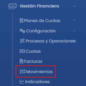 ¿Cómo cancelar un movimiento o pago? — Ingresá al listado de movimientos