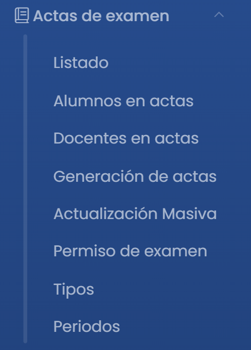 ¿Cómo funcionan las mesas de examen? — Acceso al módulo