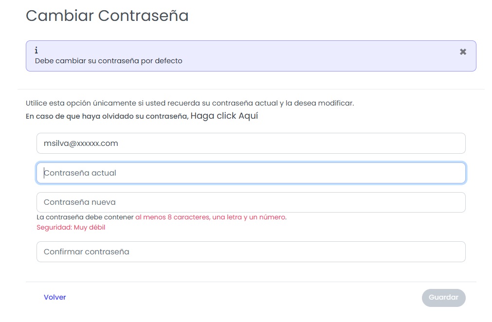 ¿Cuál es mi usuario y contraseña para ingresar por primera vez a Quinttos? — Confirmar el acceso