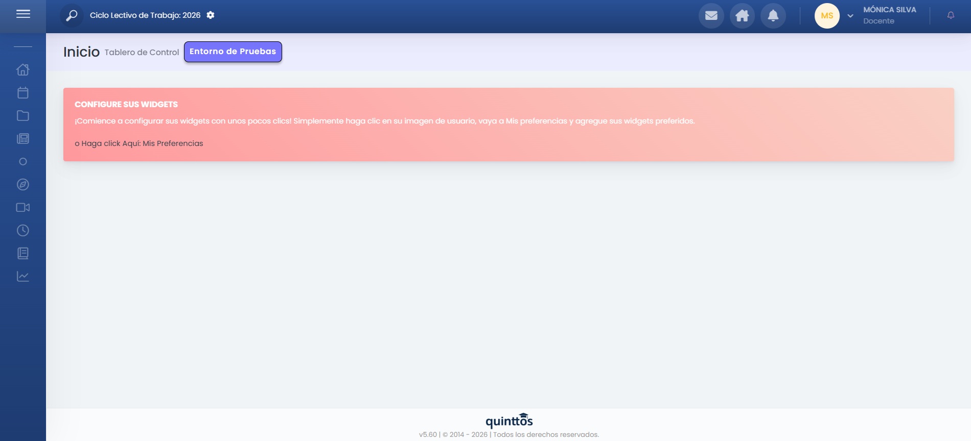 ¿Cuál es mi usuario y contraseña para ingresar por primera vez a Quinttos? — Verificar que el ingreso sea correcto