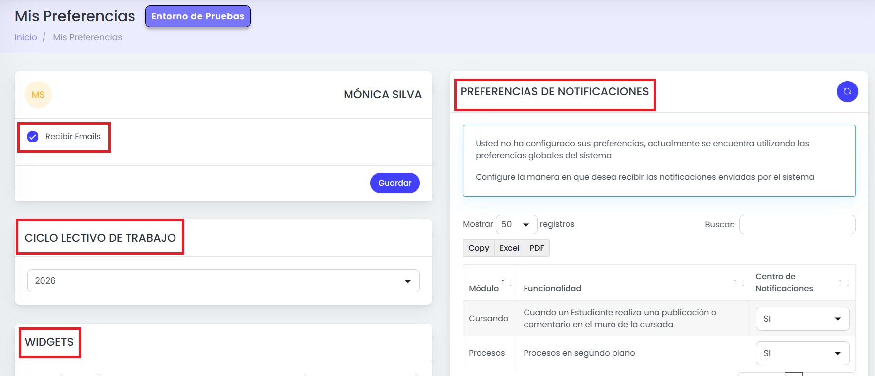 ¿Cómo configuro mi perfil y mis preferencias? — Configurar tus preferencias de uso