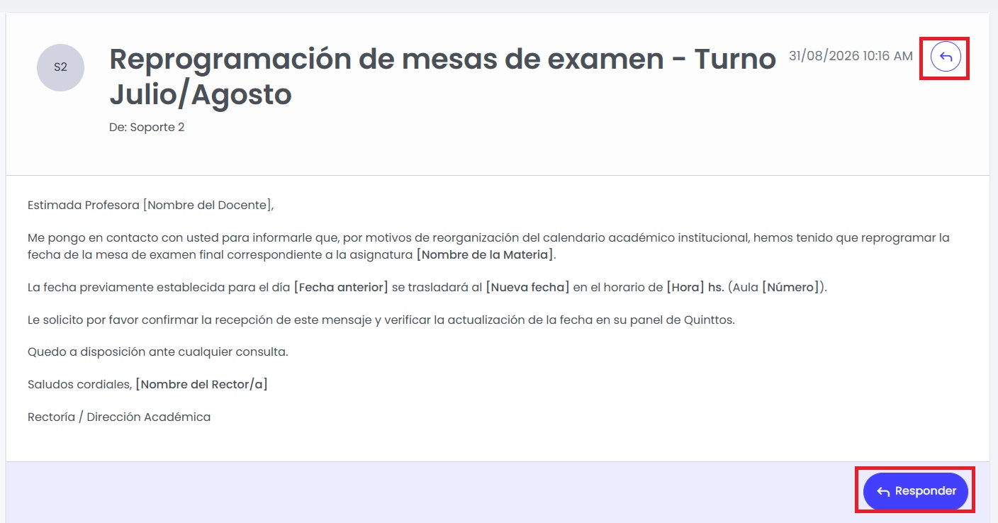 ¿Cómo leo, respondo y gestiono mensajes? — Responder o reenviar un mensaje