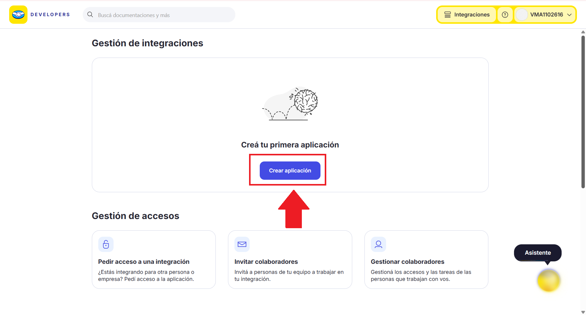 Creá una aplicación